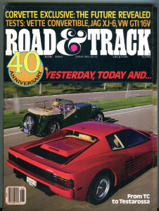 ROAD & TRACK 1987 JUNE - GNX, FUTURE VETTE, GTI 16V